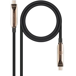 Nanocable Cable USB 3.2 Gen2x1 AOC USB-C a USB-C de 10m, Negro